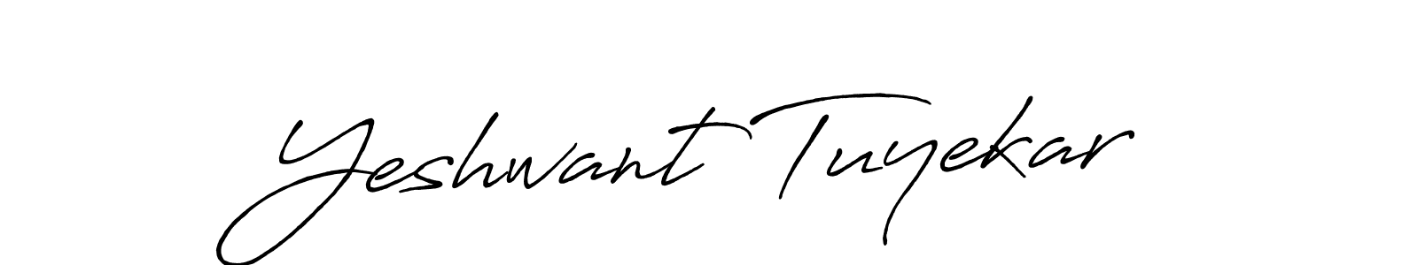 Also You can easily find your signature by using the search form. We will create Yeshwant Tuyekar name handwritten signature images for you free of cost using Antro_Vectra_Bolder sign style. Yeshwant Tuyekar signature style 7 images and pictures png