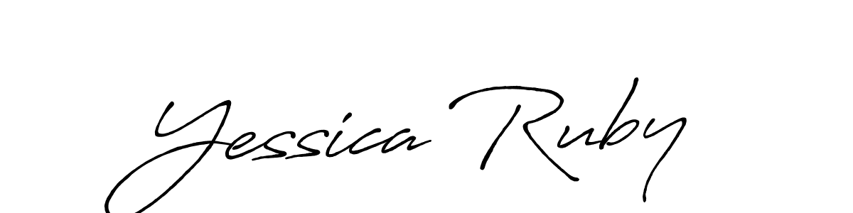 How to make Yessica Ruby signature? Antro_Vectra_Bolder is a professional autograph style. Create handwritten signature for Yessica Ruby name. Yessica Ruby signature style 7 images and pictures png