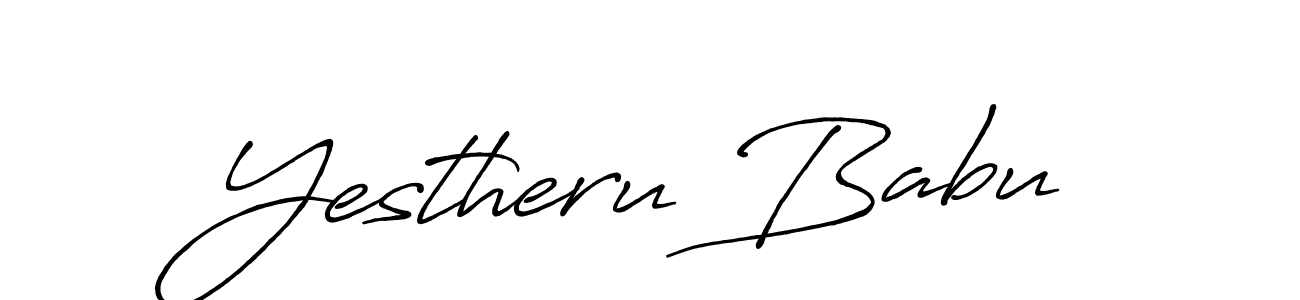 Once you've used our free online signature maker to create your best signature Antro_Vectra_Bolder style, it's time to enjoy all of the benefits that Yestheru Babu name signing documents. Yestheru Babu signature style 7 images and pictures png