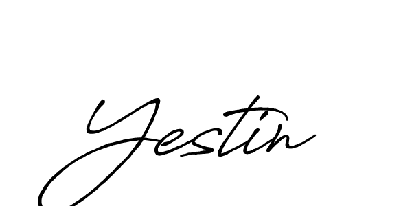 You can use this online signature creator to create a handwritten signature for the name Yestin. This is the best online autograph maker. Yestin signature style 7 images and pictures png