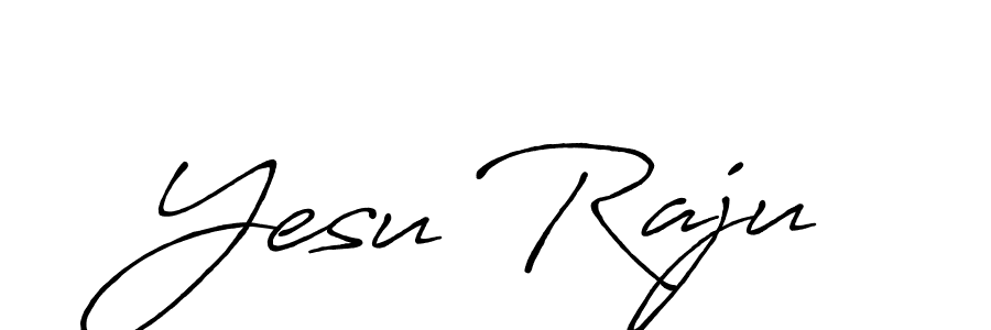 How to make Yesu Raju signature? Antro_Vectra_Bolder is a professional autograph style. Create handwritten signature for Yesu Raju name. Yesu Raju signature style 7 images and pictures png