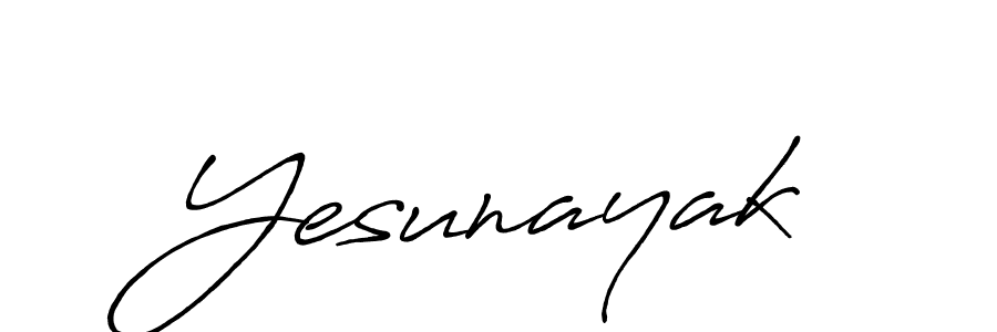 Create a beautiful signature design for name Yesunayak. With this signature (Antro_Vectra_Bolder) fonts, you can make a handwritten signature for free. Yesunayak signature style 7 images and pictures png