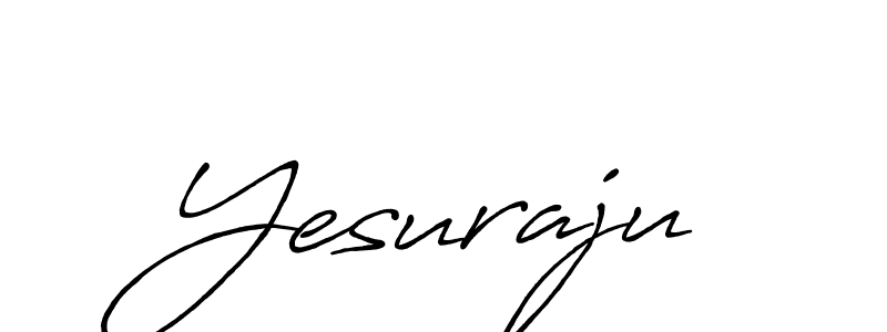 Make a beautiful signature design for name Yesuraju. Use this online signature maker to create a handwritten signature for free. Yesuraju signature style 7 images and pictures png