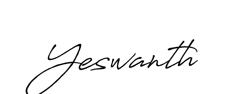 How to Draw Yeswanth signature style? Antro_Vectra_Bolder is a latest design signature styles for name Yeswanth. Yeswanth signature style 7 images and pictures png