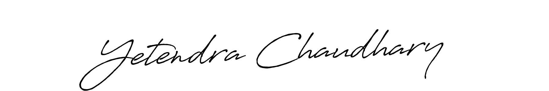 How to Draw Yetendra Chaudhary signature style? Antro_Vectra_Bolder is a latest design signature styles for name Yetendra Chaudhary. Yetendra Chaudhary signature style 7 images and pictures png