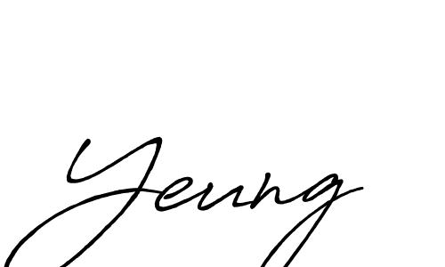 Also we have Yeung name is the best signature style. Create professional handwritten signature collection using Antro_Vectra_Bolder autograph style. Yeung signature style 7 images and pictures png