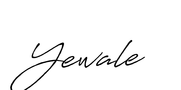 Similarly Antro_Vectra_Bolder is the best handwritten signature design. Signature creator online .You can use it as an online autograph creator for name Yewale. Yewale signature style 7 images and pictures png