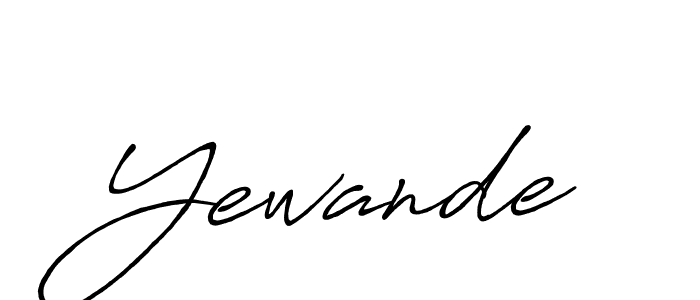 How to Draw Yewande signature style? Antro_Vectra_Bolder is a latest design signature styles for name Yewande. Yewande signature style 7 images and pictures png