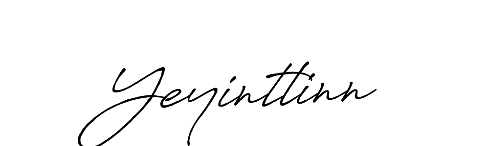 Also You can easily find your signature by using the search form. We will create Yeyintlinn name handwritten signature images for you free of cost using Antro_Vectra_Bolder sign style. Yeyintlinn signature style 7 images and pictures png