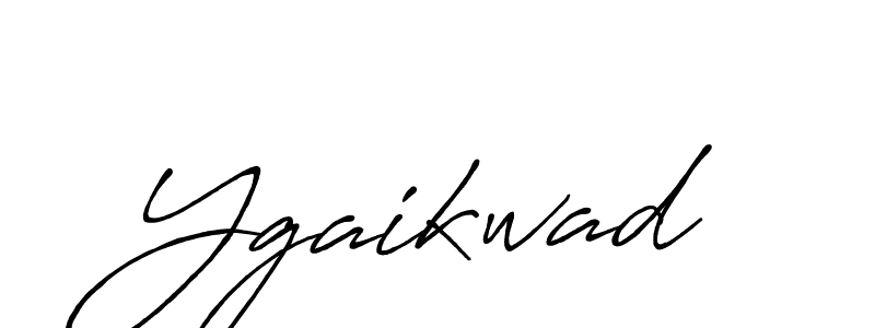 Use a signature maker to create a handwritten signature online. With this signature software, you can design (Antro_Vectra_Bolder) your own signature for name Ygaikwad. Ygaikwad signature style 7 images and pictures png