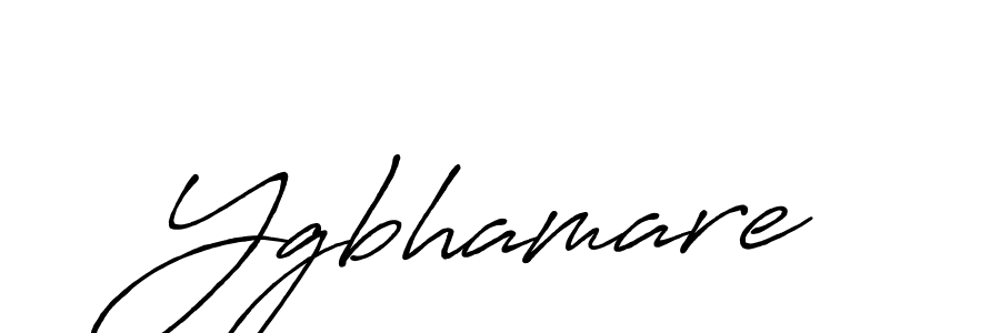 Ygbhamare stylish signature style. Best Handwritten Sign (Antro_Vectra_Bolder) for my name. Handwritten Signature Collection Ideas for my name Ygbhamare. Ygbhamare signature style 7 images and pictures png