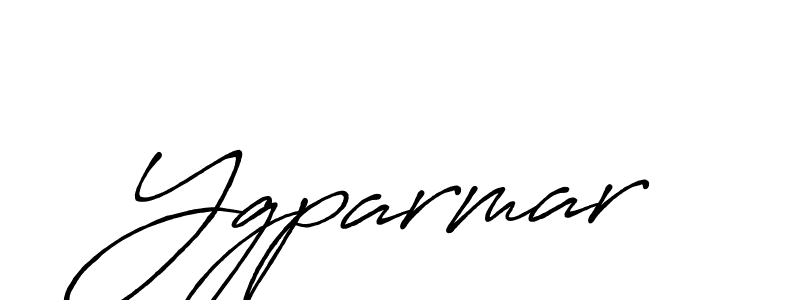 How to make Ygparmar signature? Antro_Vectra_Bolder is a professional autograph style. Create handwritten signature for Ygparmar name. Ygparmar signature style 7 images and pictures png