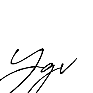 Design your own signature with our free online signature maker. With this signature software, you can create a handwritten (Antro_Vectra_Bolder) signature for name Ygv. Ygv signature style 7 images and pictures png