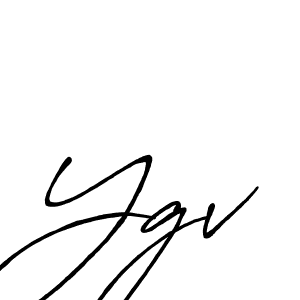 Design your own signature with our free online signature maker. With this signature software, you can create a handwritten (Antro_Vectra_Bolder) signature for name Ygv. Ygv signature style 7 images and pictures png