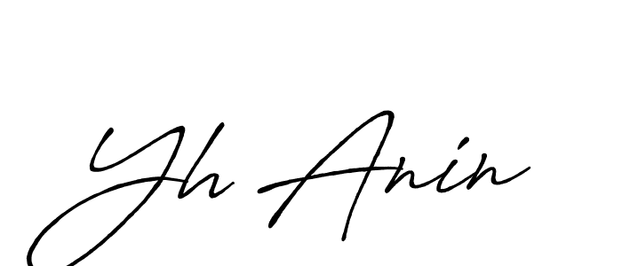 Make a beautiful signature design for name Yh Anin. Use this online signature maker to create a handwritten signature for free. Yh Anin signature style 7 images and pictures png