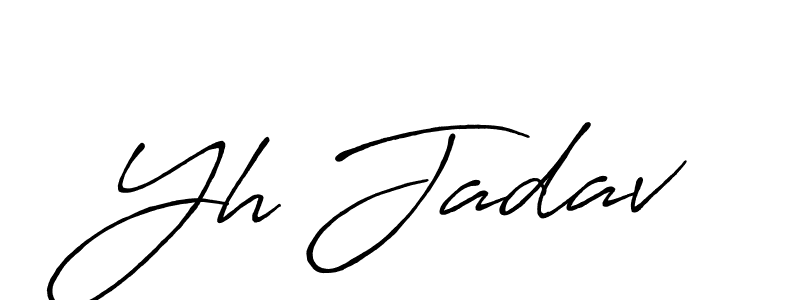 Once you've used our free online signature maker to create your best signature Antro_Vectra_Bolder style, it's time to enjoy all of the benefits that Yh Jadav name signing documents. Yh Jadav signature style 7 images and pictures png