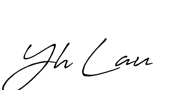 Make a beautiful signature design for name Yh Lau. Use this online signature maker to create a handwritten signature for free. Yh Lau signature style 7 images and pictures png