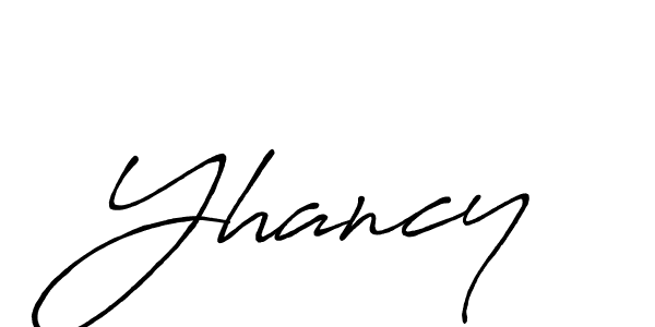if you are searching for the best signature style for your name Yhancy. so please give up your signature search. here we have designed multiple signature styles  using Antro_Vectra_Bolder. Yhancy signature style 7 images and pictures png
