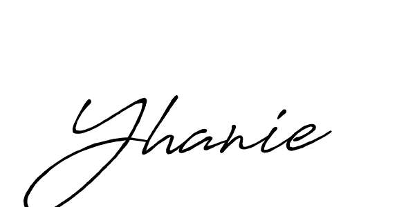How to make Yhanie signature? Antro_Vectra_Bolder is a professional autograph style. Create handwritten signature for Yhanie name. Yhanie signature style 7 images and pictures png