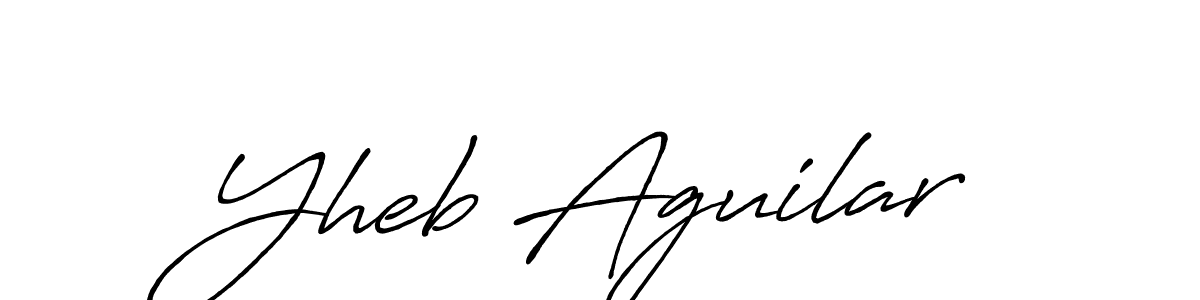 Here are the top 10 professional signature styles for the name Yheb Aguilar. These are the best autograph styles you can use for your name. Yheb Aguilar signature style 7 images and pictures png