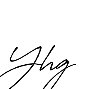 Use a signature maker to create a handwritten signature online. With this signature software, you can design (Antro_Vectra_Bolder) your own signature for name Yhg. Yhg signature style 7 images and pictures png