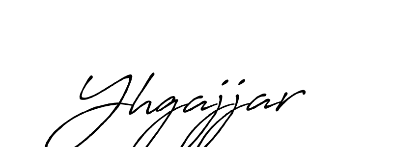 How to make Yhgajjar name signature. Use Antro_Vectra_Bolder style for creating short signs online. This is the latest handwritten sign. Yhgajjar signature style 7 images and pictures png