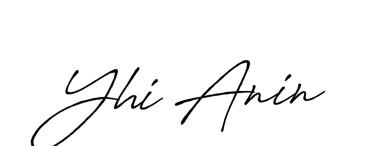 This is the best signature style for the Yhi Anin name. Also you like these signature font (Antro_Vectra_Bolder). Mix name signature. Yhi Anin signature style 7 images and pictures png