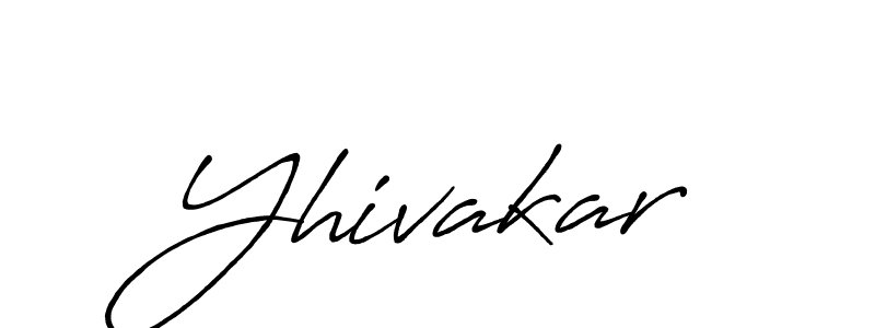 Use a signature maker to create a handwritten signature online. With this signature software, you can design (Antro_Vectra_Bolder) your own signature for name Yhivakar. Yhivakar signature style 7 images and pictures png
