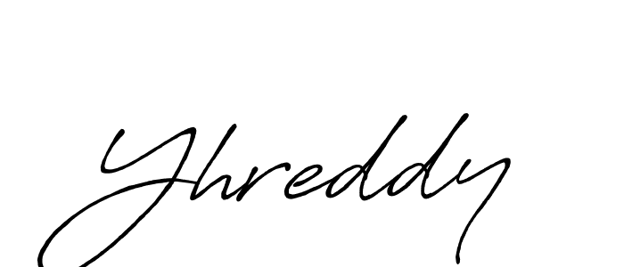 Similarly Antro_Vectra_Bolder is the best handwritten signature design. Signature creator online .You can use it as an online autograph creator for name Yhreddy. Yhreddy signature style 7 images and pictures png
