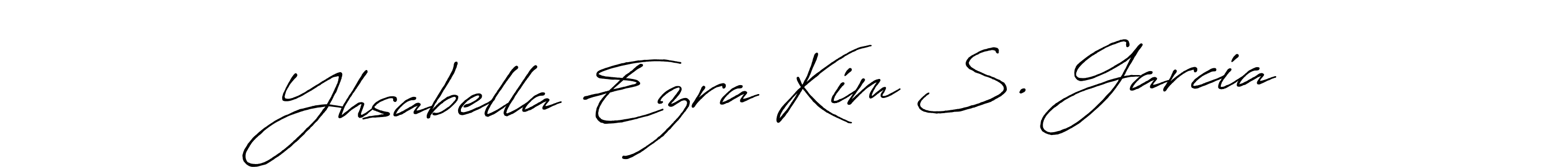 Yhsabella Ezra Kim S. Garcia stylish signature style. Best Handwritten Sign (Antro_Vectra_Bolder) for my name. Handwritten Signature Collection Ideas for my name Yhsabella Ezra Kim S. Garcia. Yhsabella Ezra Kim S. Garcia signature style 7 images and pictures png