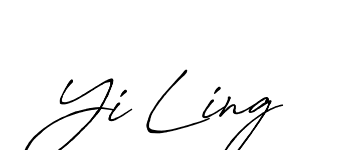 It looks lik you need a new signature style for name Yi Ling. Design unique handwritten (Antro_Vectra_Bolder) signature with our free signature maker in just a few clicks. Yi Ling signature style 7 images and pictures png