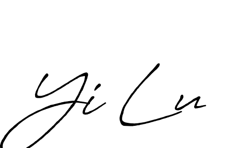 Make a beautiful signature design for name Yi Lu. Use this online signature maker to create a handwritten signature for free. Yi Lu signature style 7 images and pictures png