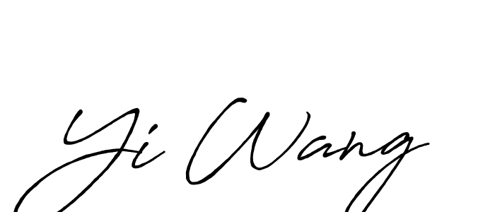 This is the best signature style for the Yi Wang name. Also you like these signature font (Antro_Vectra_Bolder). Mix name signature. Yi Wang signature style 7 images and pictures png