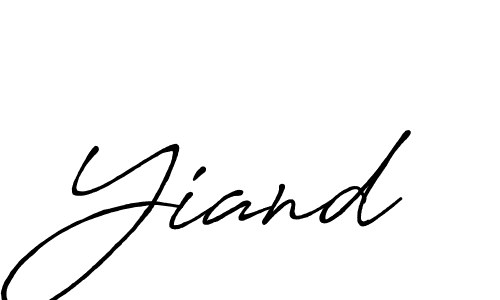 Also You can easily find your signature by using the search form. We will create Yiand name handwritten signature images for you free of cost using Antro_Vectra_Bolder sign style. Yiand signature style 7 images and pictures png