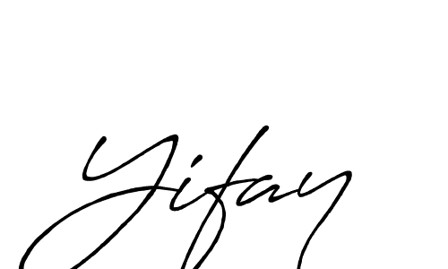 The best way (Antro_Vectra_Bolder) to make a short signature is to pick only two or three words in your name. The name Yifay include a total of six letters. For converting this name. Yifay signature style 7 images and pictures png