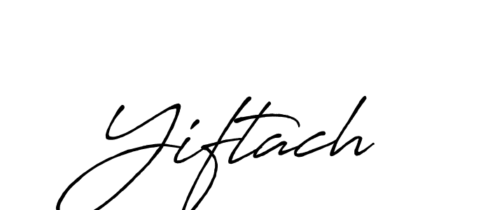 Yiftach stylish signature style. Best Handwritten Sign (Antro_Vectra_Bolder) for my name. Handwritten Signature Collection Ideas for my name Yiftach. Yiftach signature style 7 images and pictures png