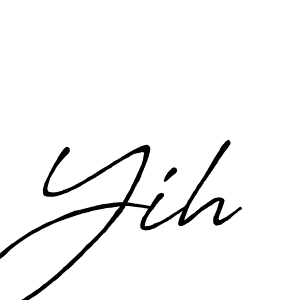 Also You can easily find your signature by using the search form. We will create Yih name handwritten signature images for you free of cost using Antro_Vectra_Bolder sign style. Yih signature style 7 images and pictures png