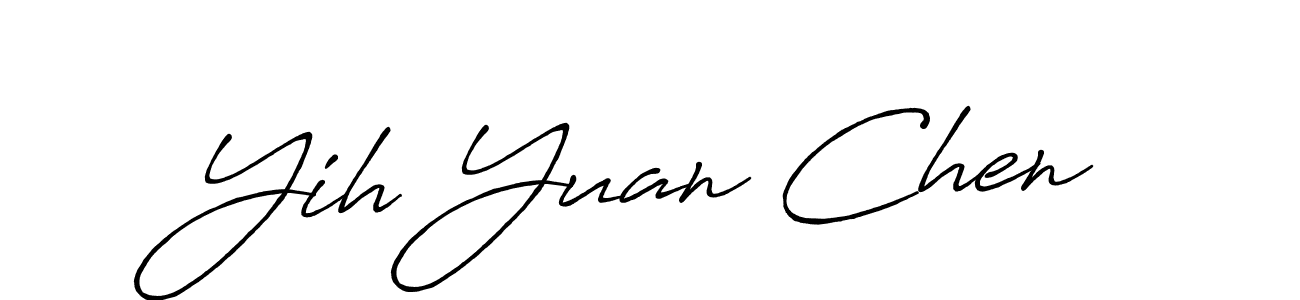 How to make Yih Yuan Chen name signature. Use Antro_Vectra_Bolder style for creating short signs online. This is the latest handwritten sign. Yih Yuan Chen signature style 7 images and pictures png