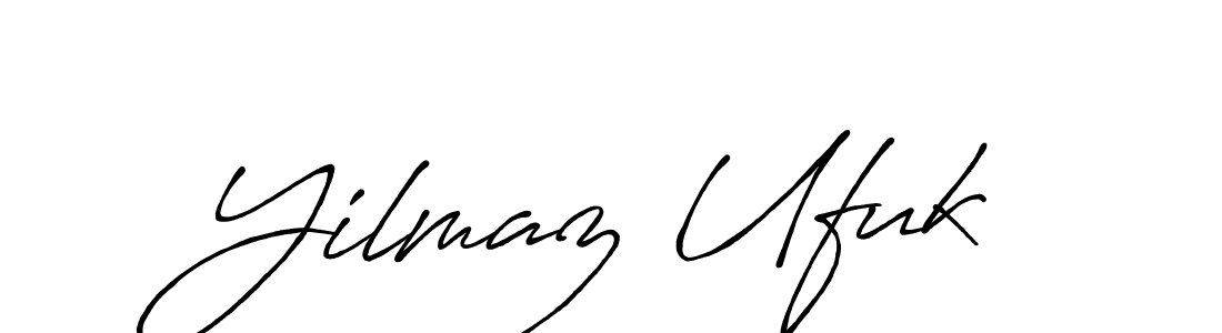 Design your own signature with our free online signature maker. With this signature software, you can create a handwritten (Antro_Vectra_Bolder) signature for name Yilmaz Ufuk. Yilmaz Ufuk signature style 7 images and pictures png