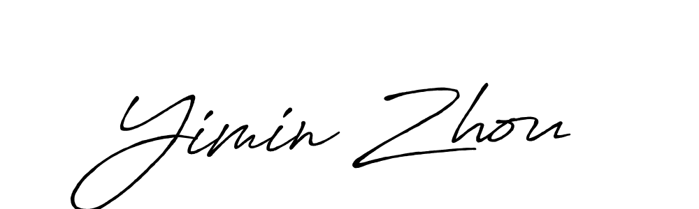 Similarly Antro_Vectra_Bolder is the best handwritten signature design. Signature creator online .You can use it as an online autograph creator for name Yimin Zhou. Yimin Zhou signature style 7 images and pictures png