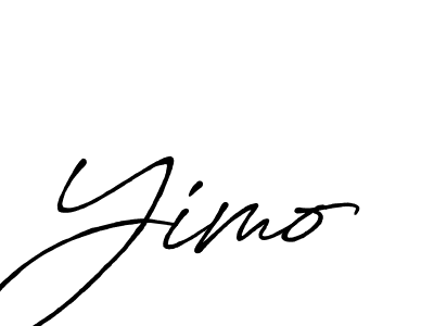 Similarly Antro_Vectra_Bolder is the best handwritten signature design. Signature creator online .You can use it as an online autograph creator for name Yimo. Yimo signature style 7 images and pictures png