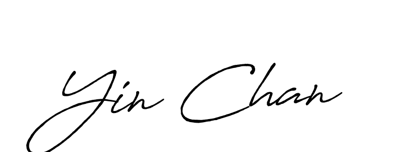 Once you've used our free online signature maker to create your best signature Antro_Vectra_Bolder style, it's time to enjoy all of the benefits that Yin Chan name signing documents. Yin Chan signature style 7 images and pictures png