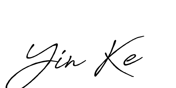 How to make Yin Ke name signature. Use Antro_Vectra_Bolder style for creating short signs online. This is the latest handwritten sign. Yin Ke signature style 7 images and pictures png