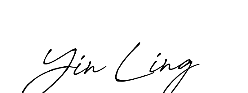 if you are searching for the best signature style for your name Yin Ling. so please give up your signature search. here we have designed multiple signature styles  using Antro_Vectra_Bolder. Yin Ling signature style 7 images and pictures png