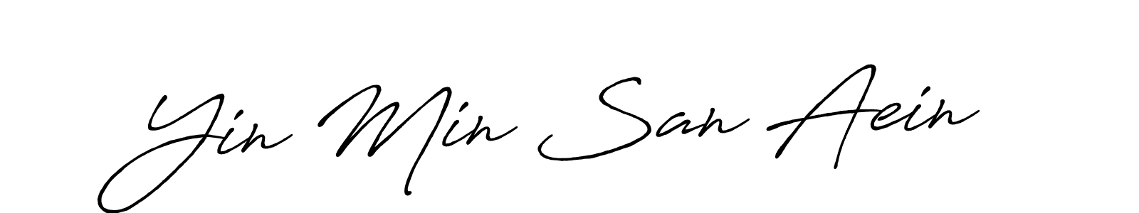 This is the best signature style for the Yin Min San Aein name. Also you like these signature font (Antro_Vectra_Bolder). Mix name signature. Yin Min San Aein signature style 7 images and pictures png