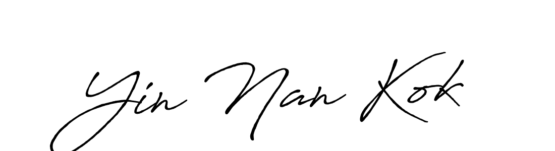 It looks lik you need a new signature style for name Yin Nan Kok. Design unique handwritten (Antro_Vectra_Bolder) signature with our free signature maker in just a few clicks. Yin Nan Kok signature style 7 images and pictures png