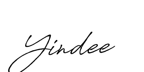 Make a beautiful signature design for name Yindee. Use this online signature maker to create a handwritten signature for free. Yindee signature style 7 images and pictures png