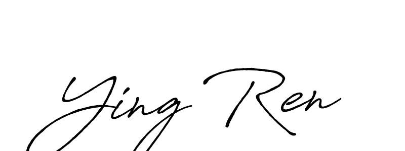 Make a beautiful signature design for name Ying Ren. Use this online signature maker to create a handwritten signature for free. Ying Ren signature style 7 images and pictures png