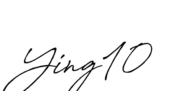 You should practise on your own different ways (Antro_Vectra_Bolder) to write your name (Ying10) in signature. don't let someone else do it for you. Ying10 signature style 7 images and pictures png