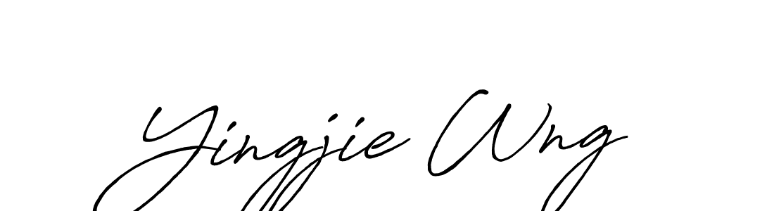 Here are the top 10 professional signature styles for the name Yingjie Wng. These are the best autograph styles you can use for your name. Yingjie Wng signature style 7 images and pictures png